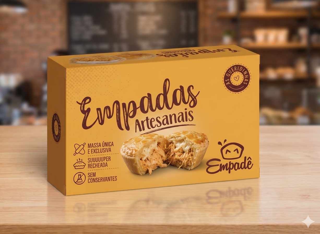 Empadê — caixa de empadas artesanais para mercado